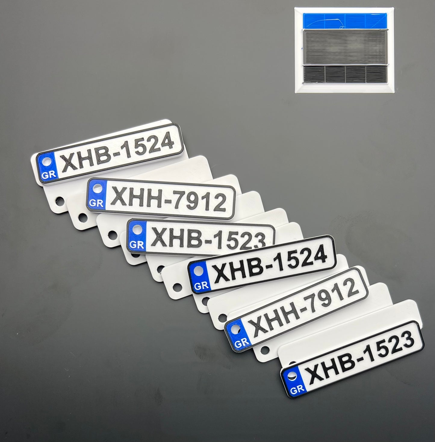 Πινακίδα Αυτοκινήτου Μπρελόκ Προσωποποιημένη