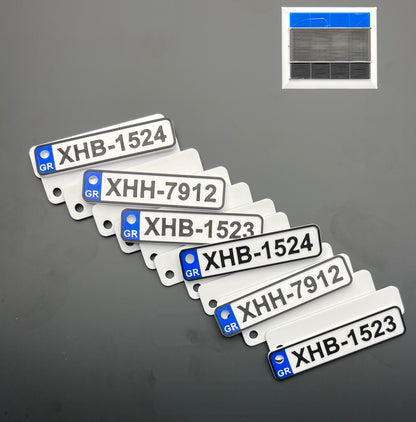 Πινακίδα Αυτοκινήτου Μπρελόκ Προσωποποιημένη